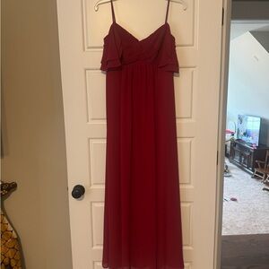 Bill Levkoff Burgundy Dress